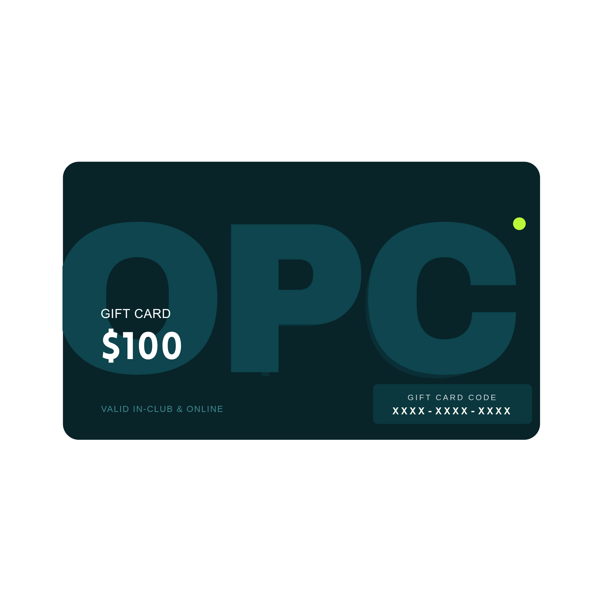 OPUS Club Gift Card
