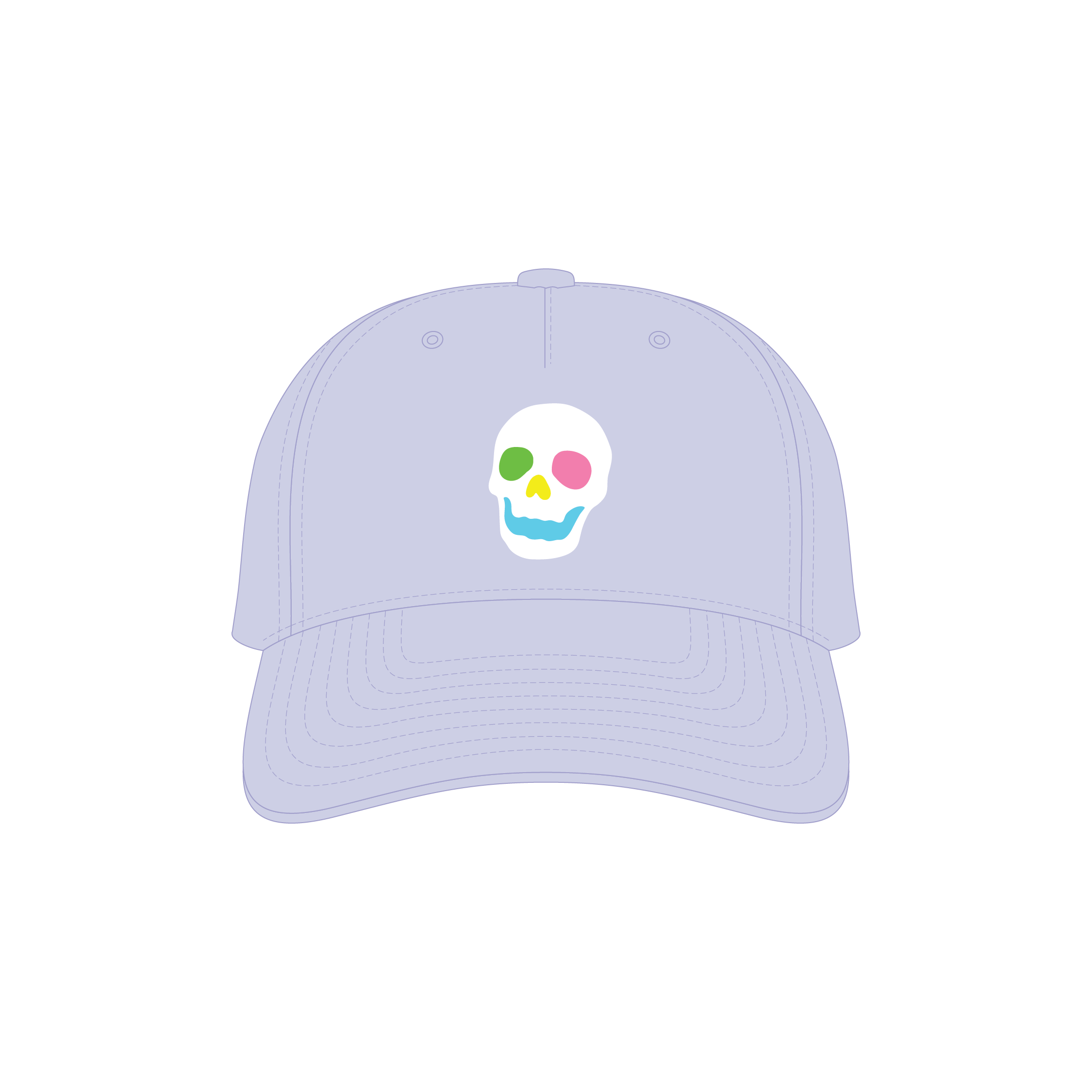 The Skull Performance Hat by shelby and sandy