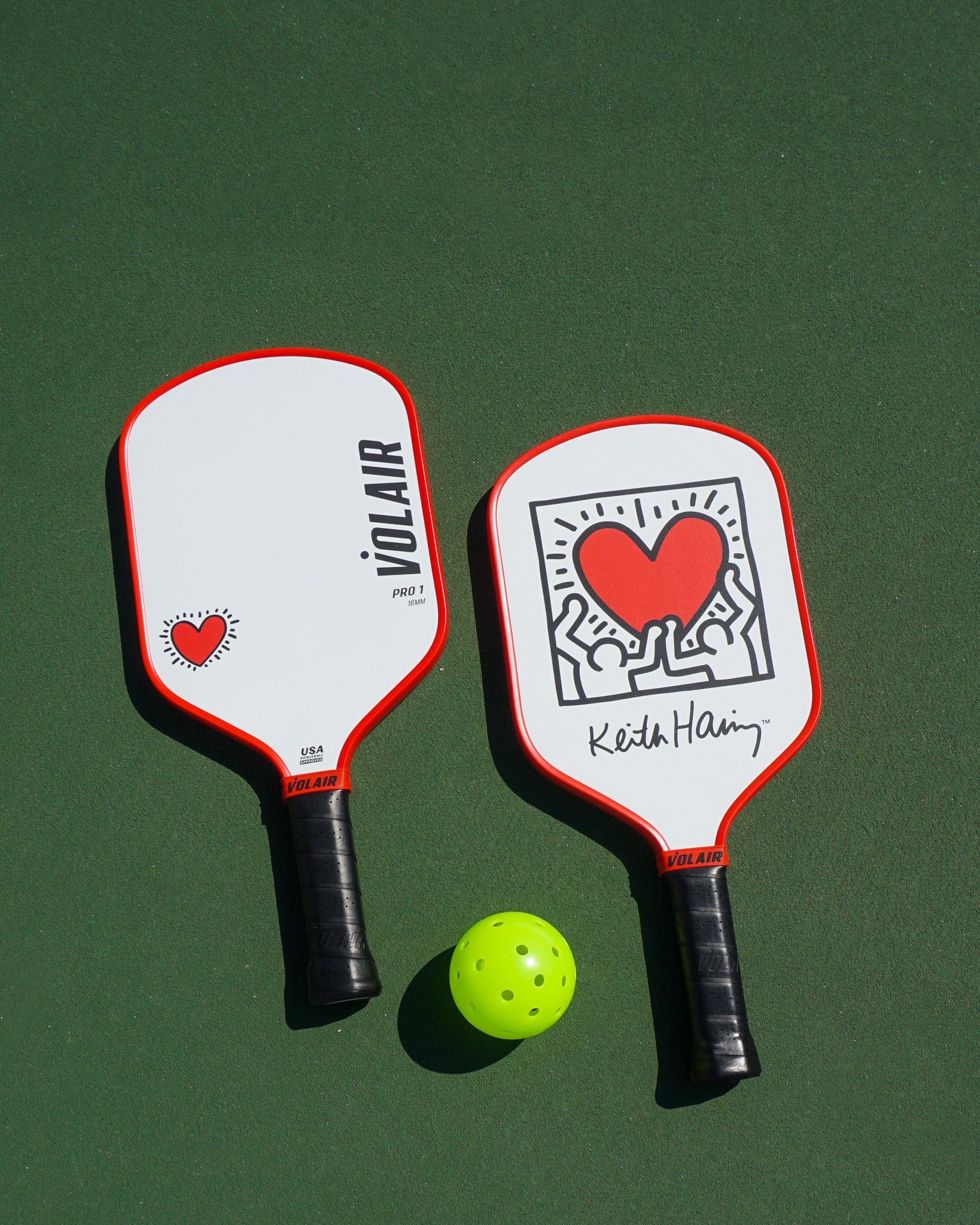 Pro 1 Pickleball Paddle 16mm: Keith Haring #1